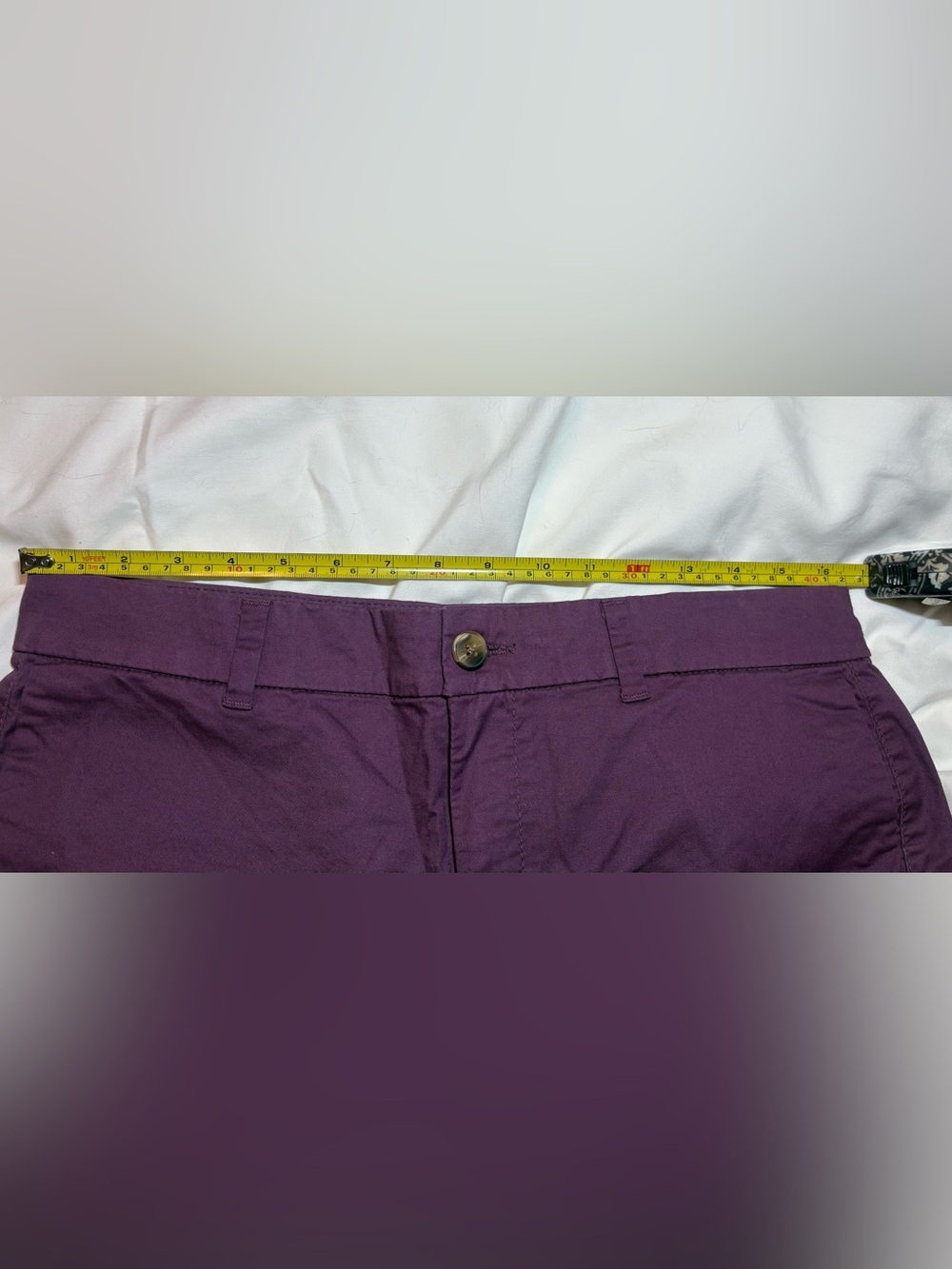 Old Navy Everyday Chino Short Trio - Purple, Black and Mustard - Picture 8 of 8